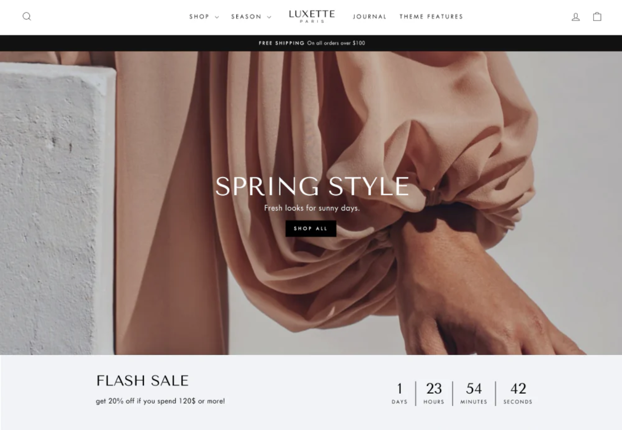 Impulse is one of the highest converting shopify themes